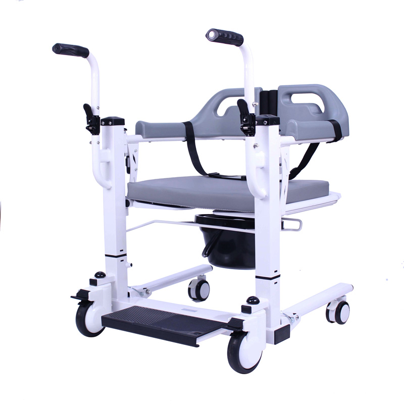 180° opening steel electric patient transfer lift chair