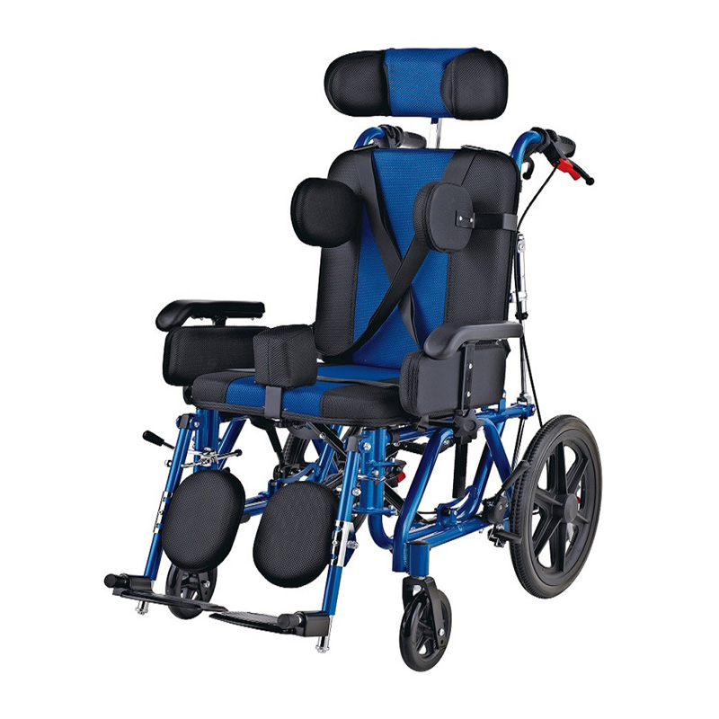 New design good quality lightweight folding cerebral palsy wheelchair kids