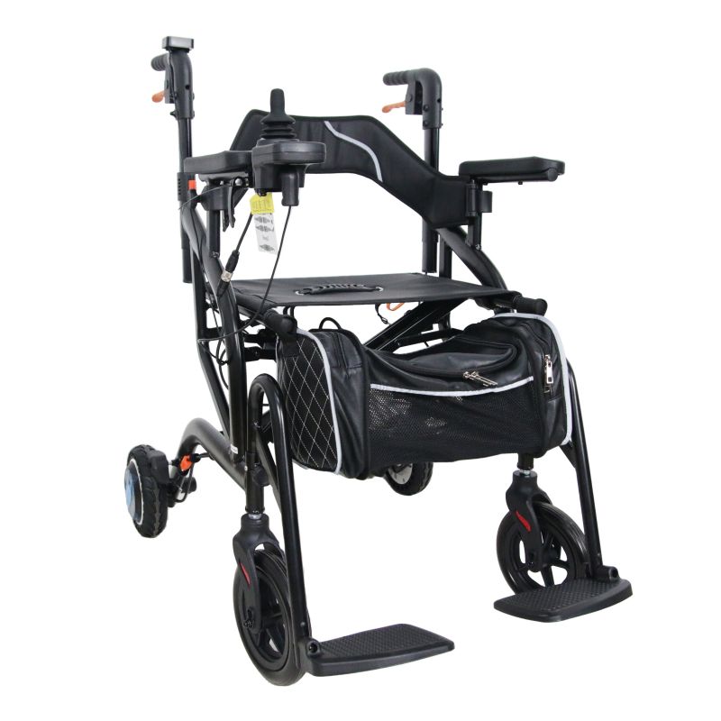 휠체어 기능이 있는 전동 보행보조기