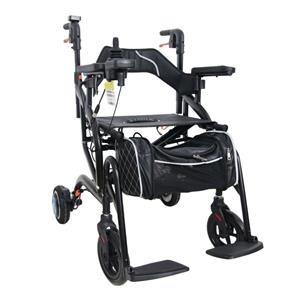 electric rollator with wheelchair function
