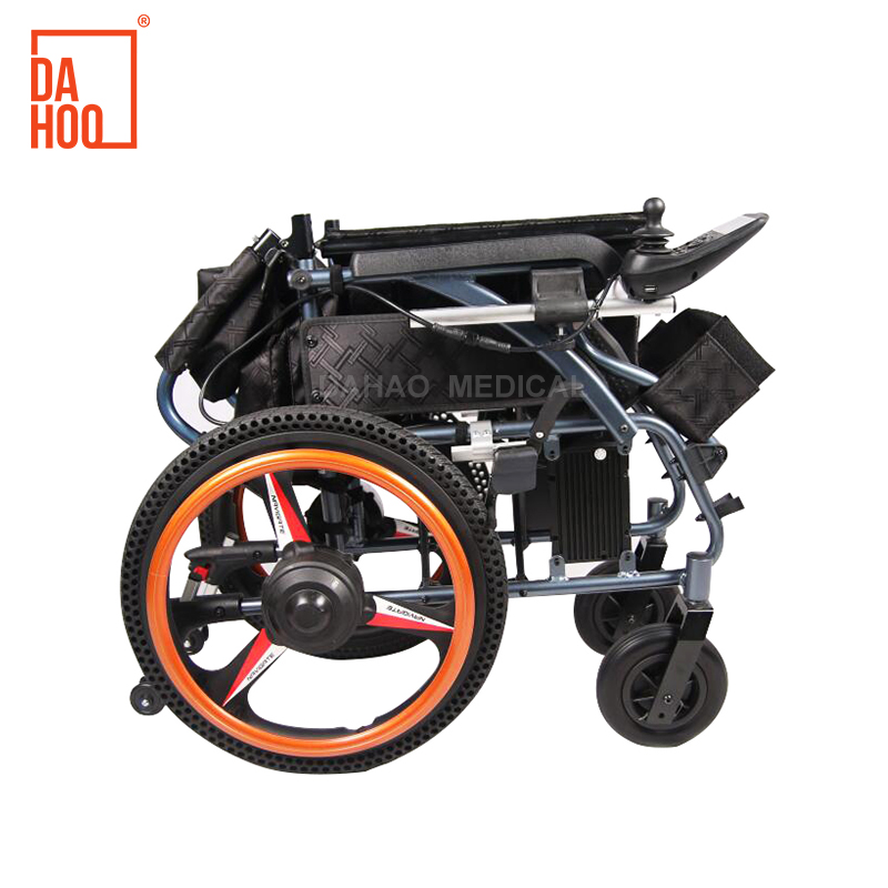 Portable Fold Up Light Weight Flip up Armrest Electric Wheelchair