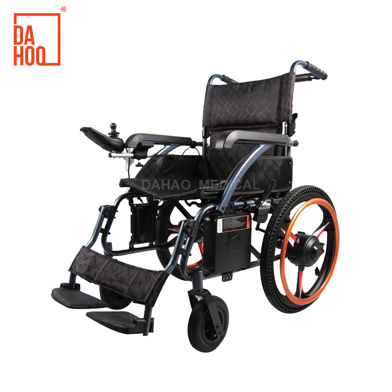 Portable Fold Up Light Weight Flip up Armrest Electric Wheelchair
