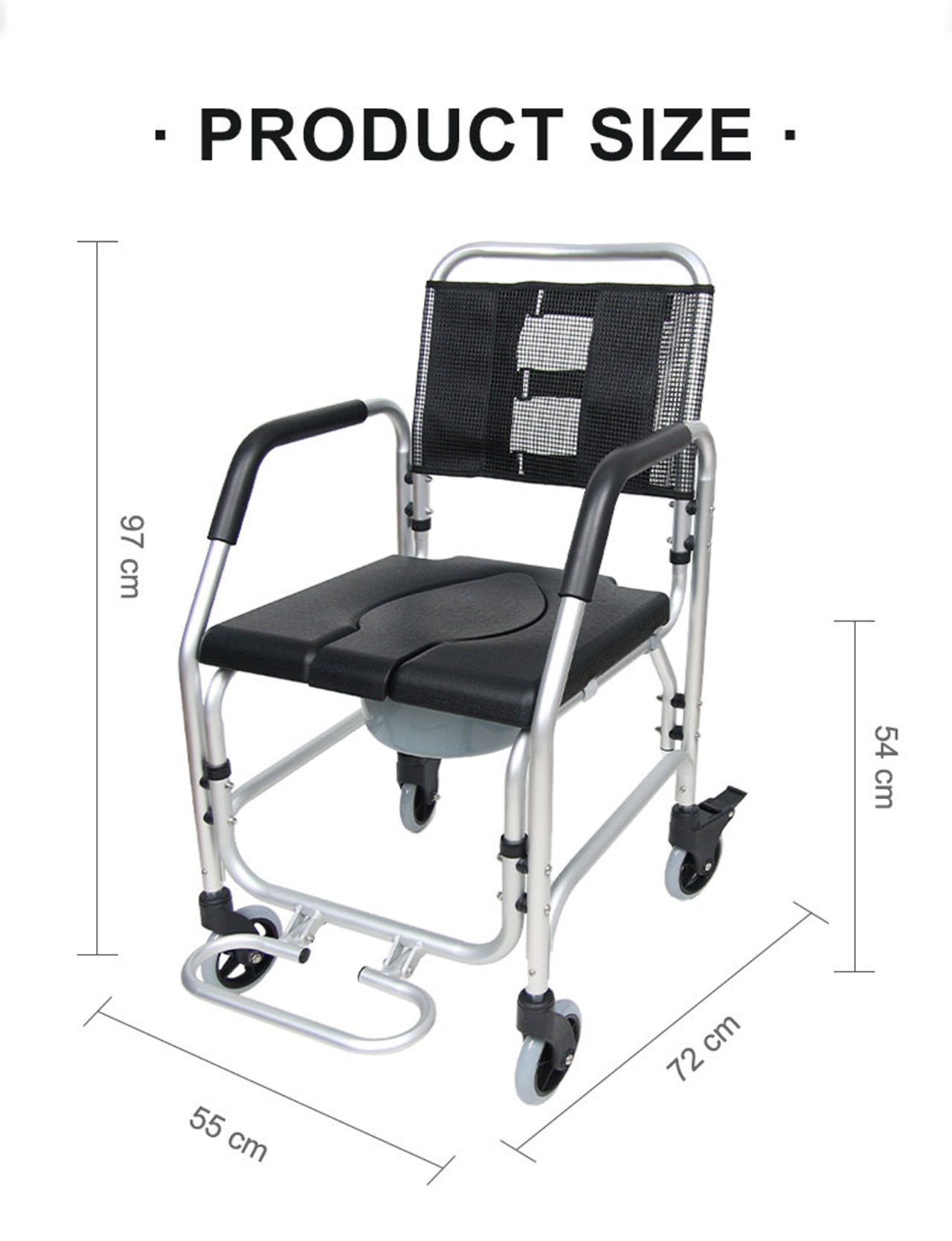 shower chair for elderly with wheels