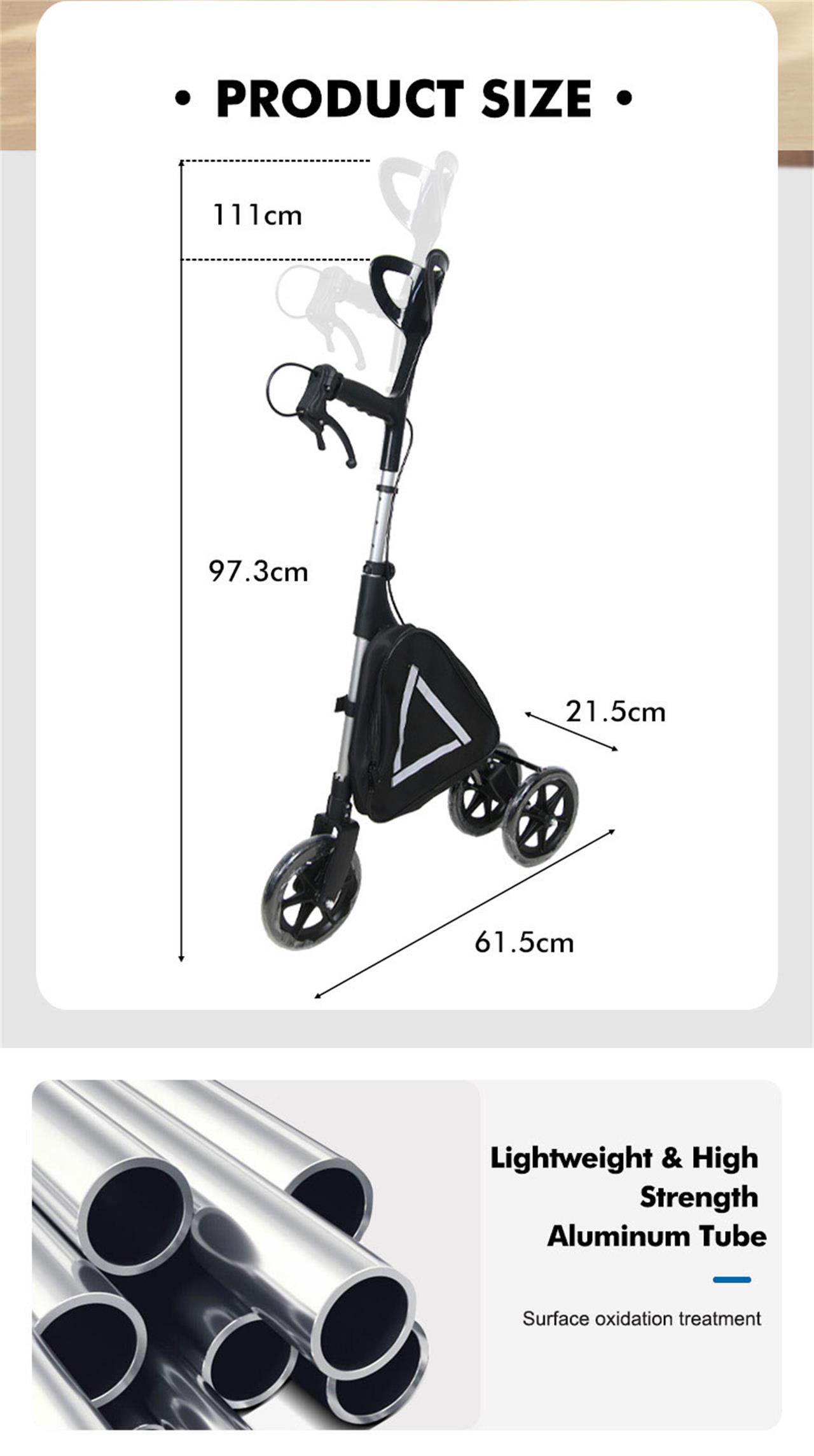 crutches with wheels