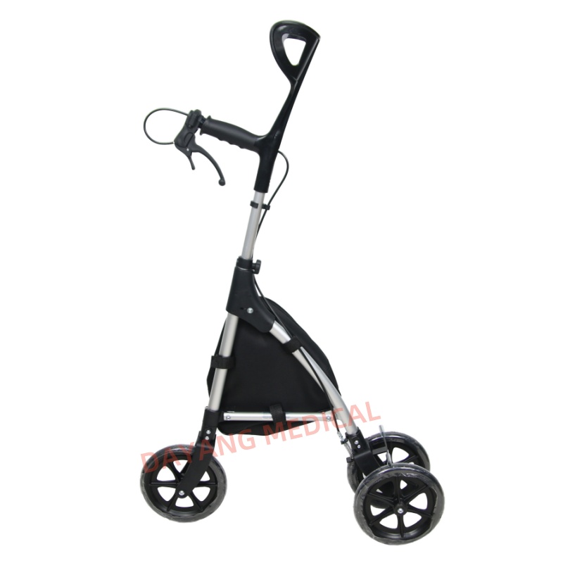 Folding Aluminum Walking Stick with Wheels