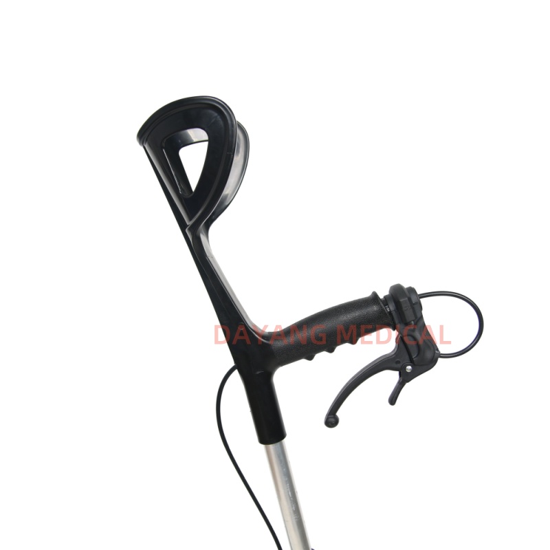Folding Aluminum Walking Stick with Wheels