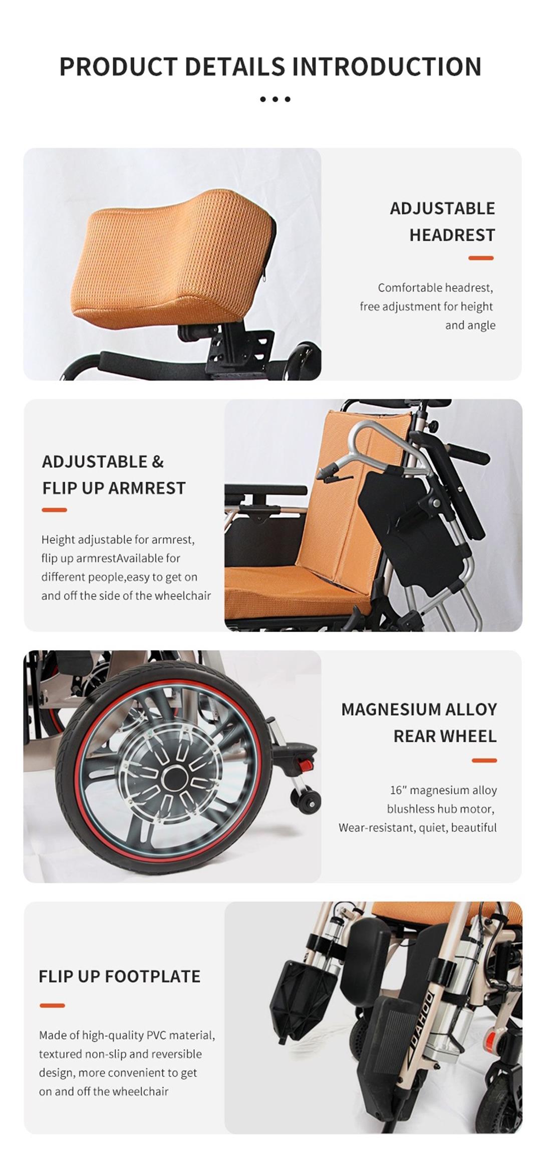 remote control electric wheelchair