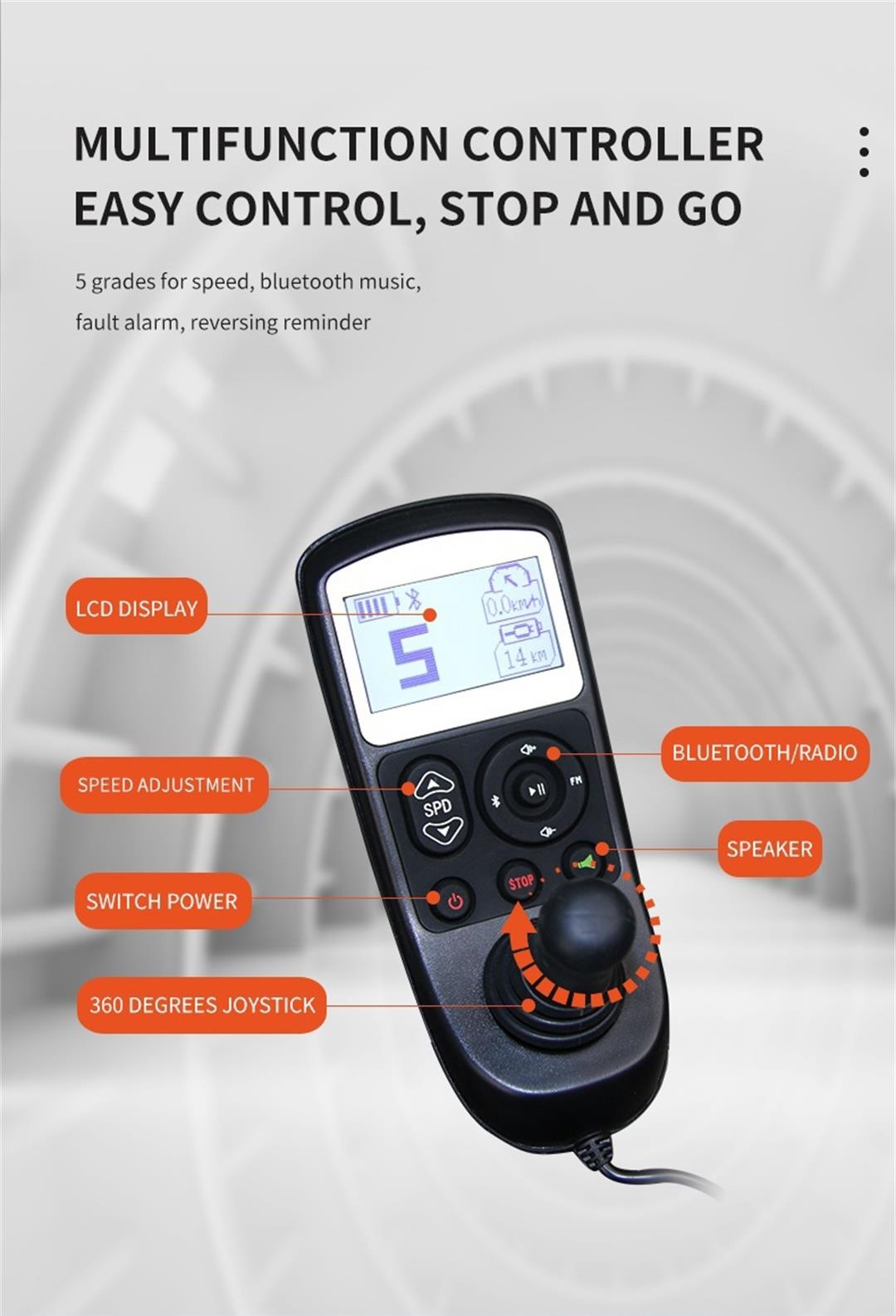 remote control electric wheelchair