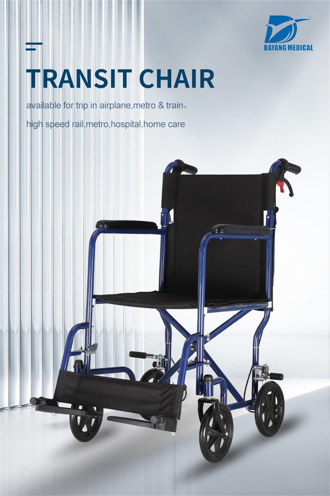 steel transit wheelchair