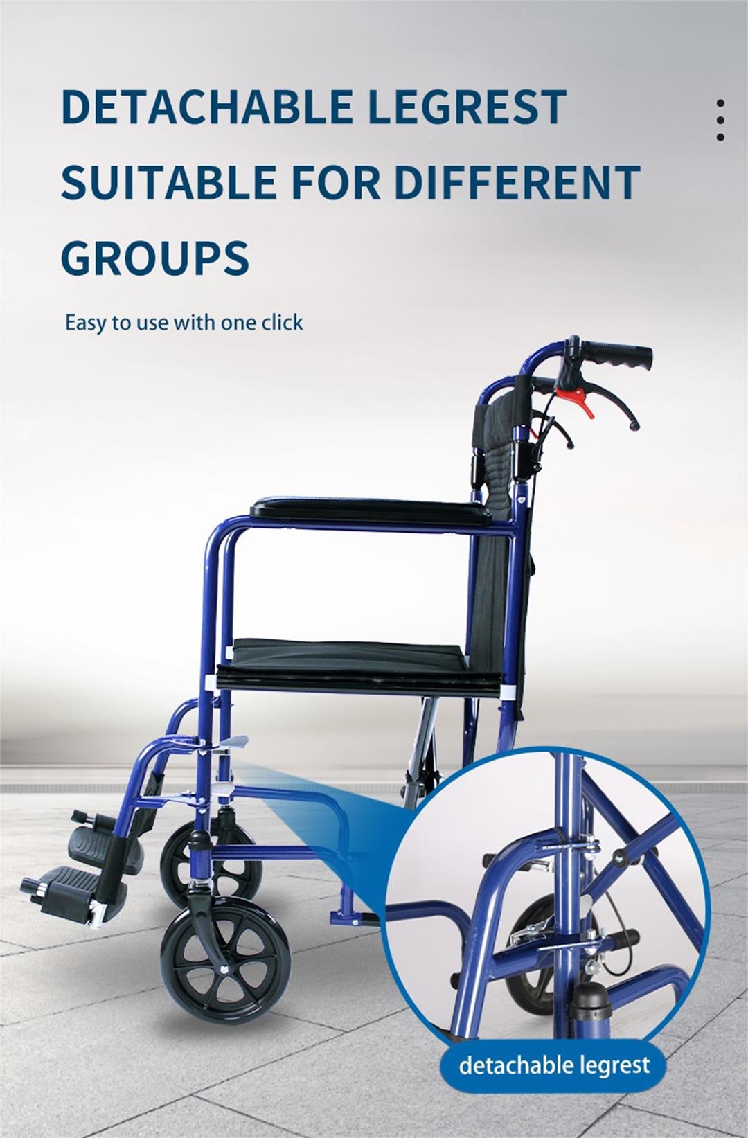 steel transit wheelchair