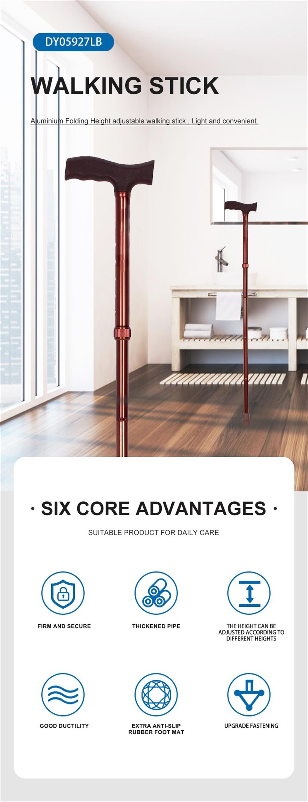 aluminum alloy walking sticks for men