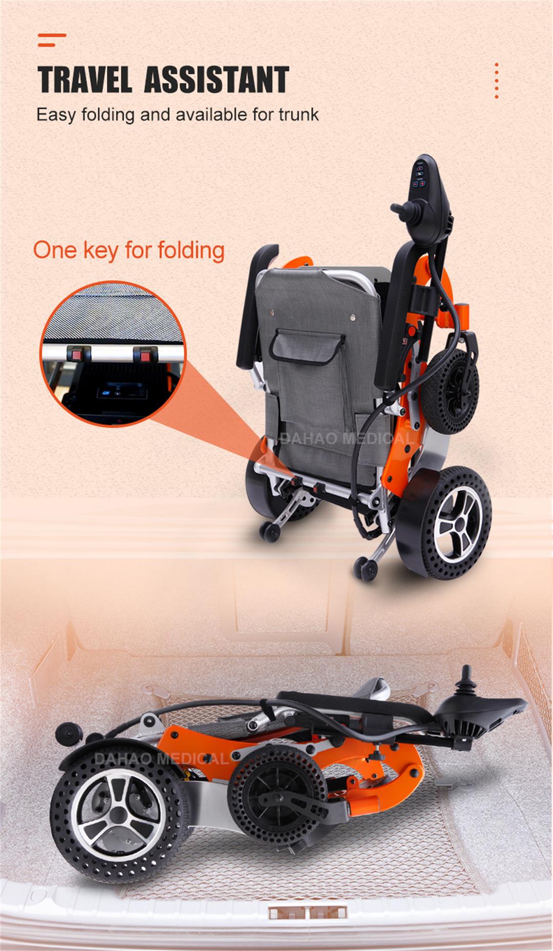 compact electric wheelchair