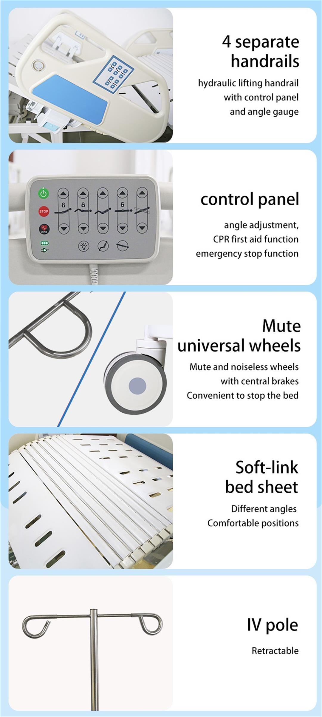 electric bed for patients