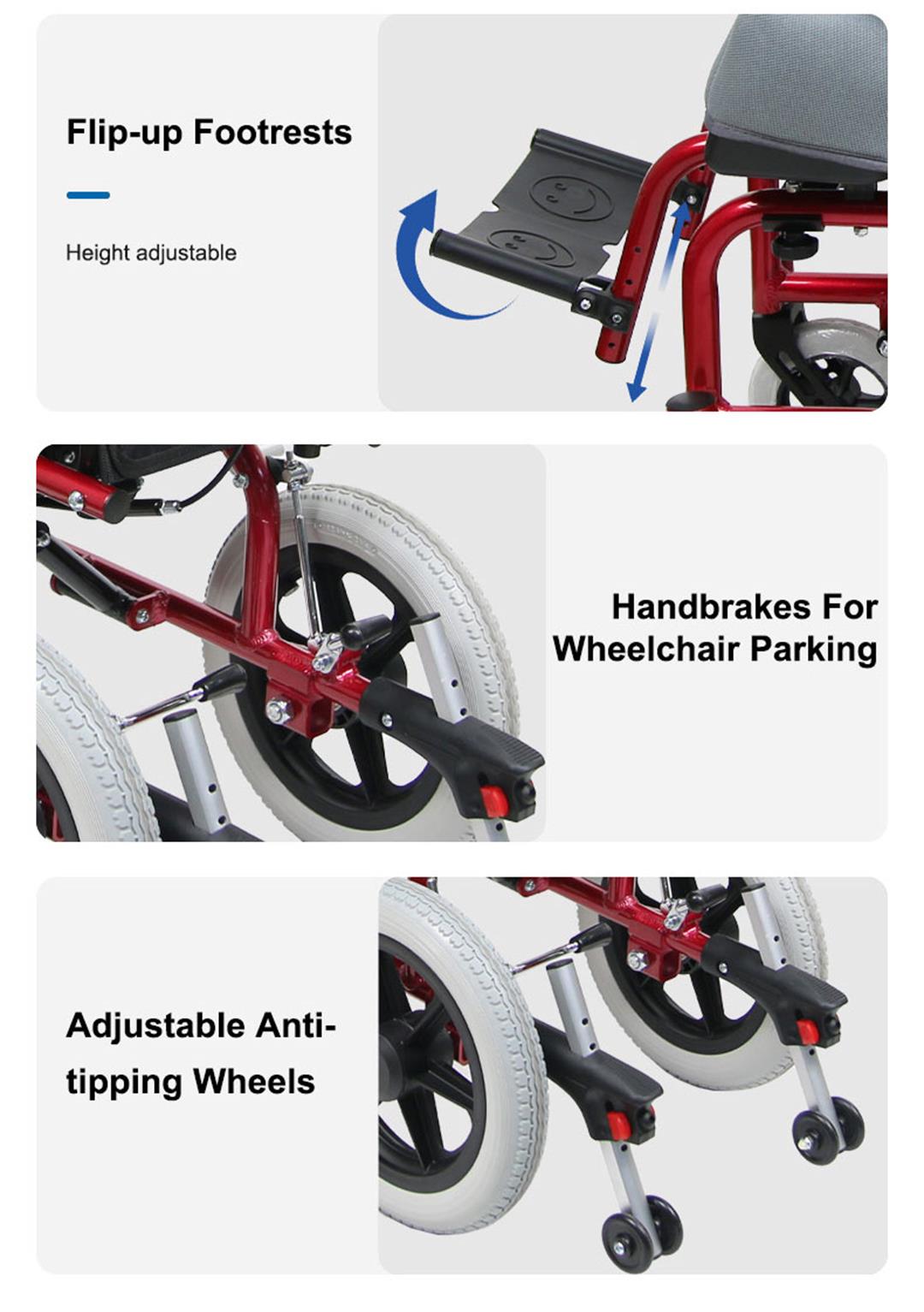 aluminium cerebral palsy wheelchair
