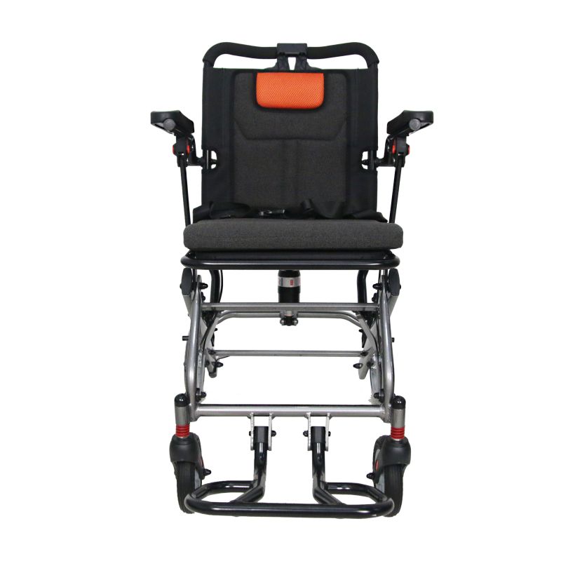 Dual-Mode (Manual/Electric) lightweight transit wheelchair