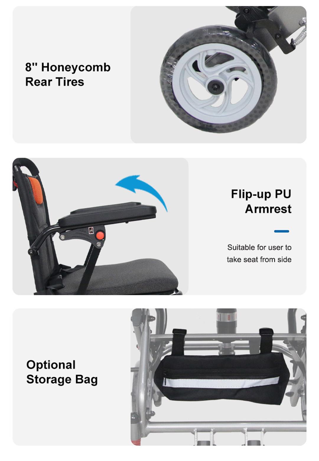 folding transit wheelchair