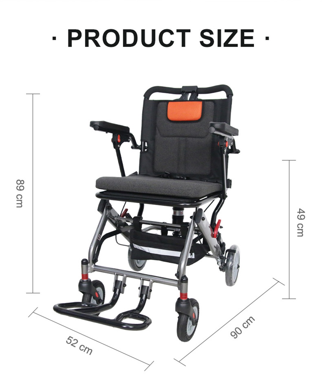 lightweight transit wheelchair