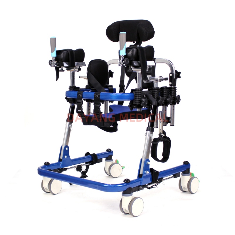 Déambulateur pliable en aluminium pour enfants atteints de paralysie cérébrale