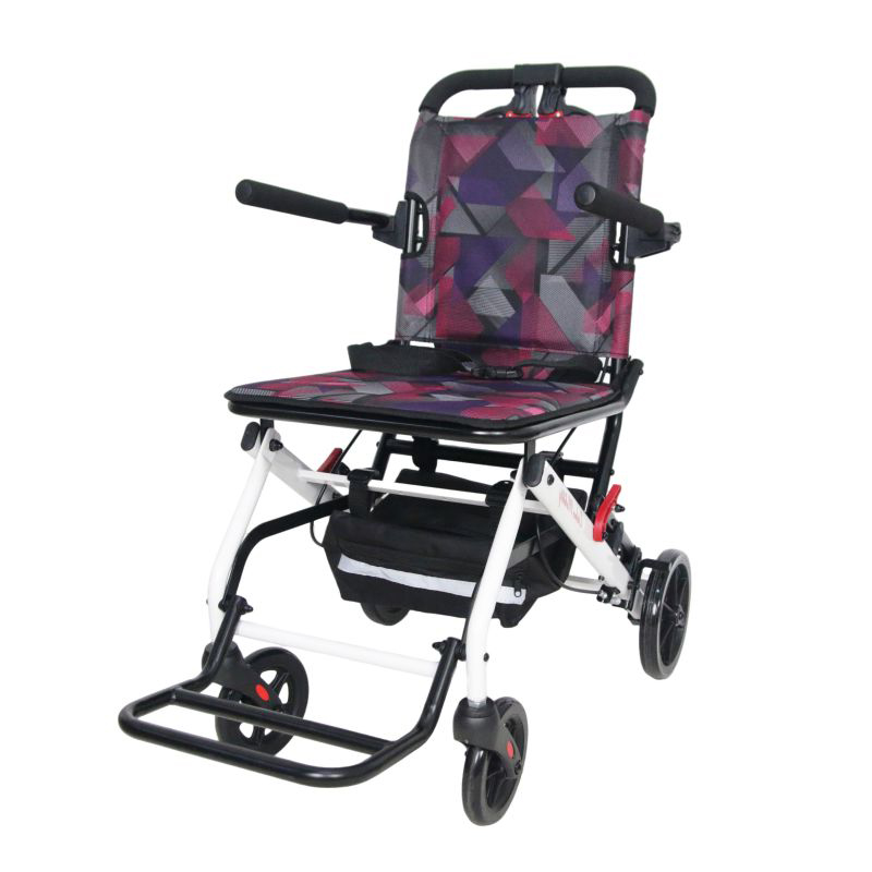 Premium Steel Transit Wheelchair-Lightweight, Foldable & Hospital-Grade