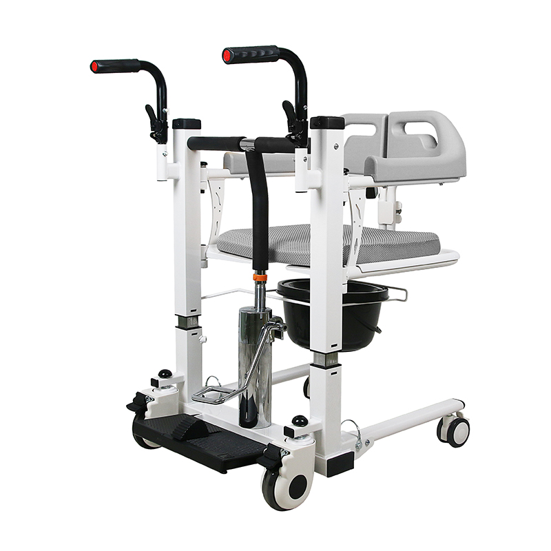 Hydraulic Transfer Commode Wheelchair