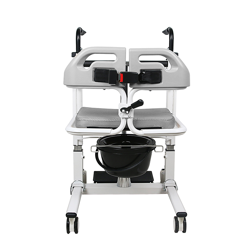 Hydraulic Transfer Commode Wheelchair