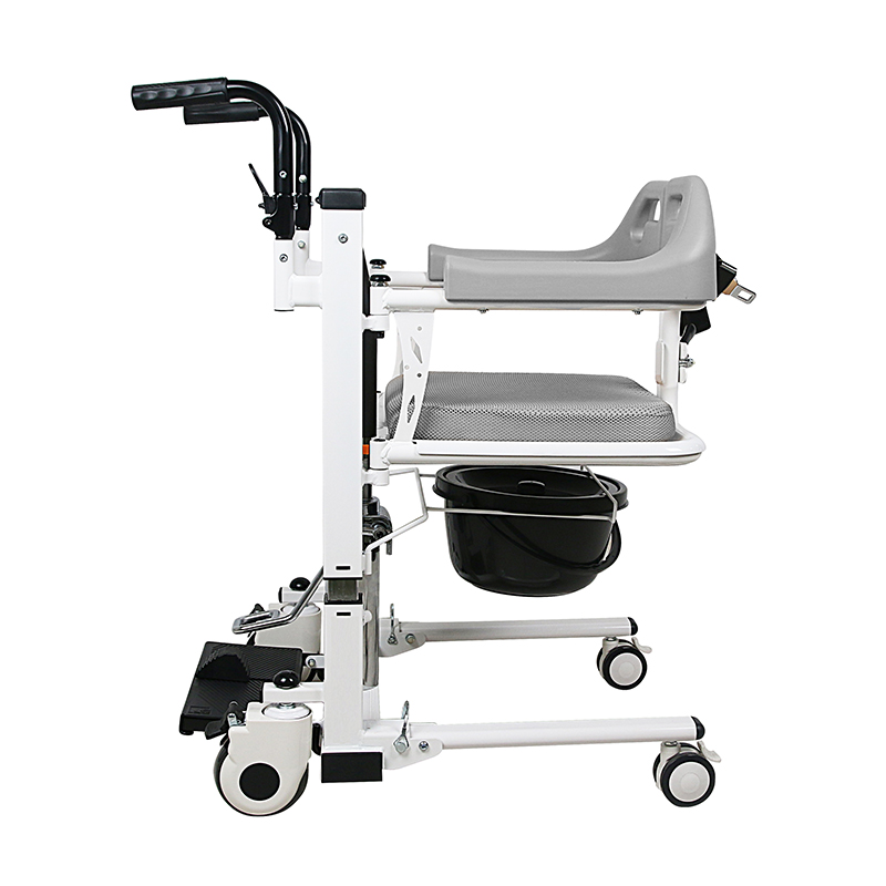 Hydraulic Transfer Commode Wheelchair