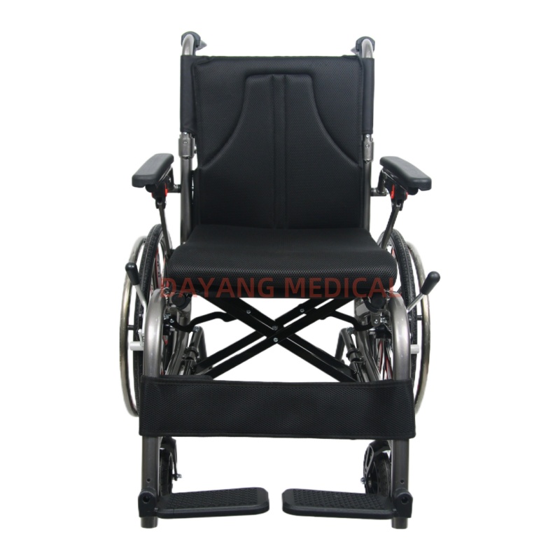 High-Strength Aluminum Alloy Foldable Manual Wheelchair