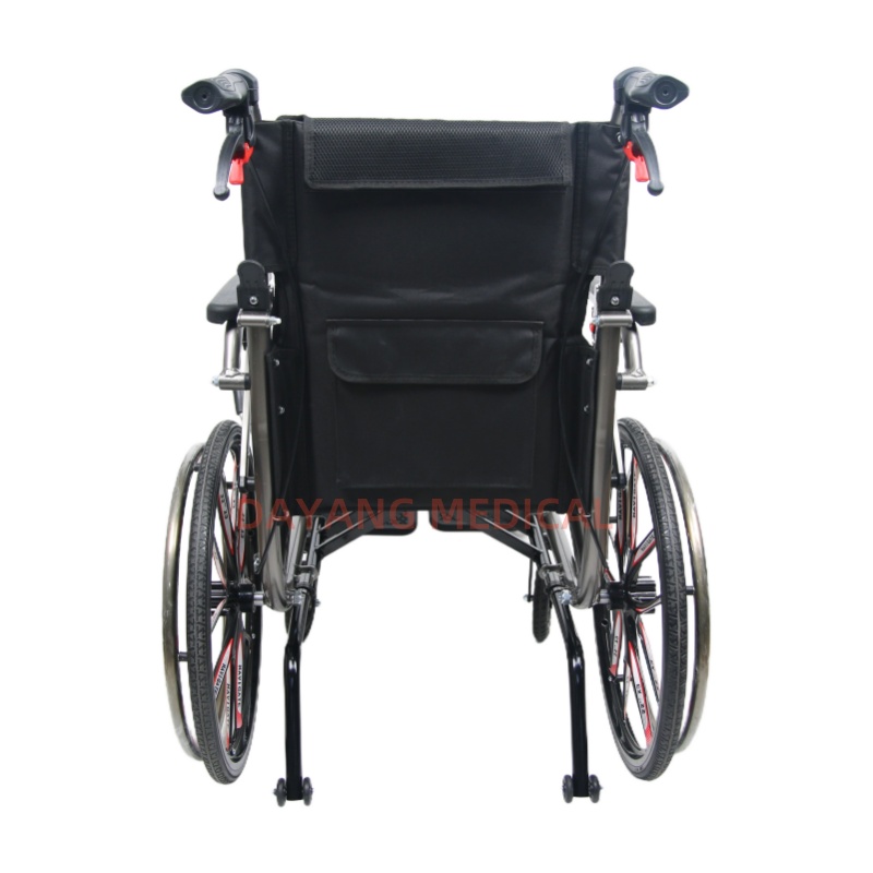High-Strength Aluminum Alloy Foldable Manual Wheelchair