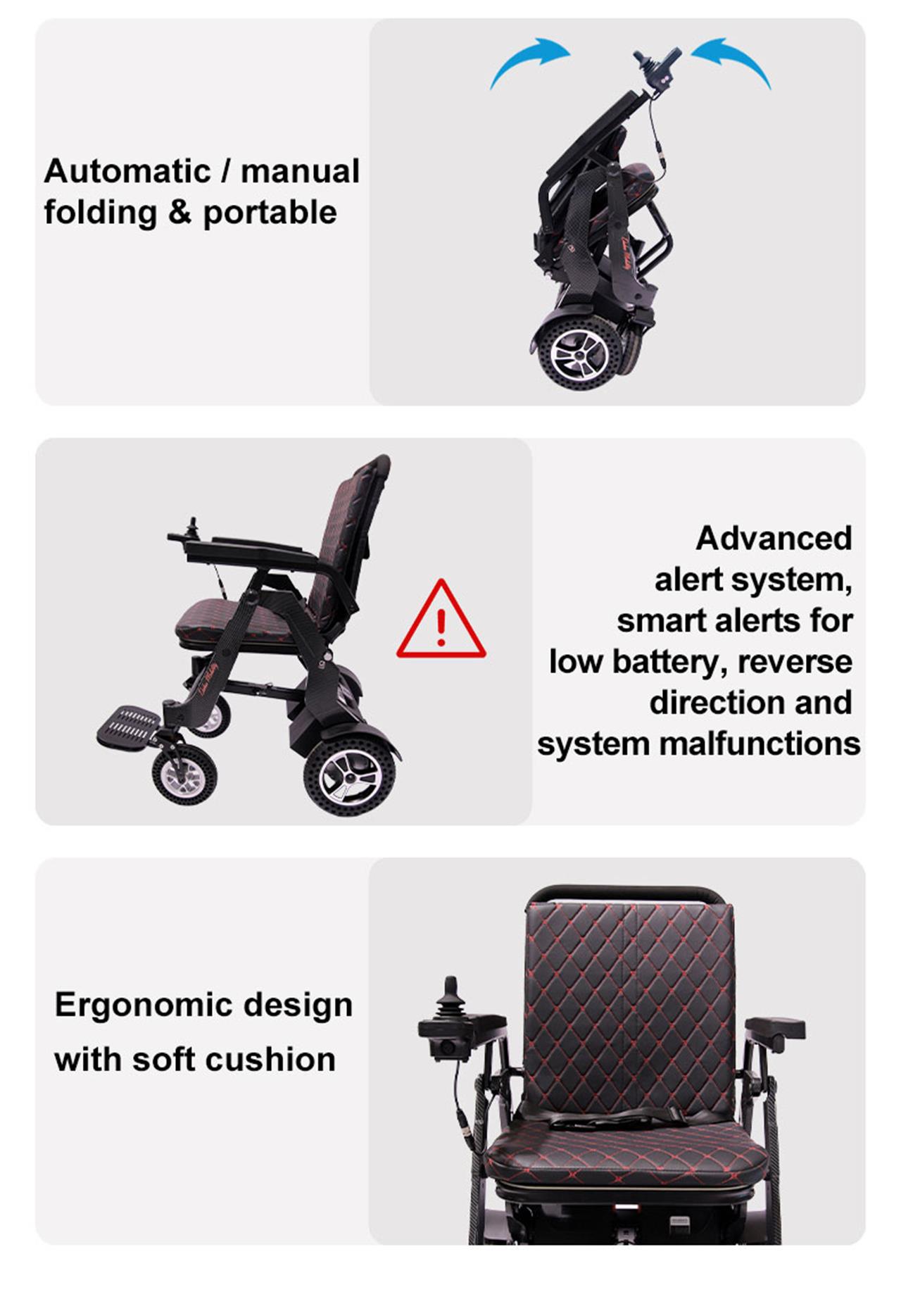 automatic folding electric wheelchair