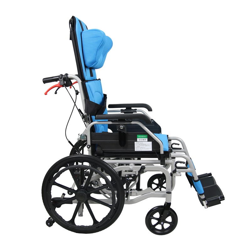 Adjustable Tilt & Fold-Frame Manual Wheelchair