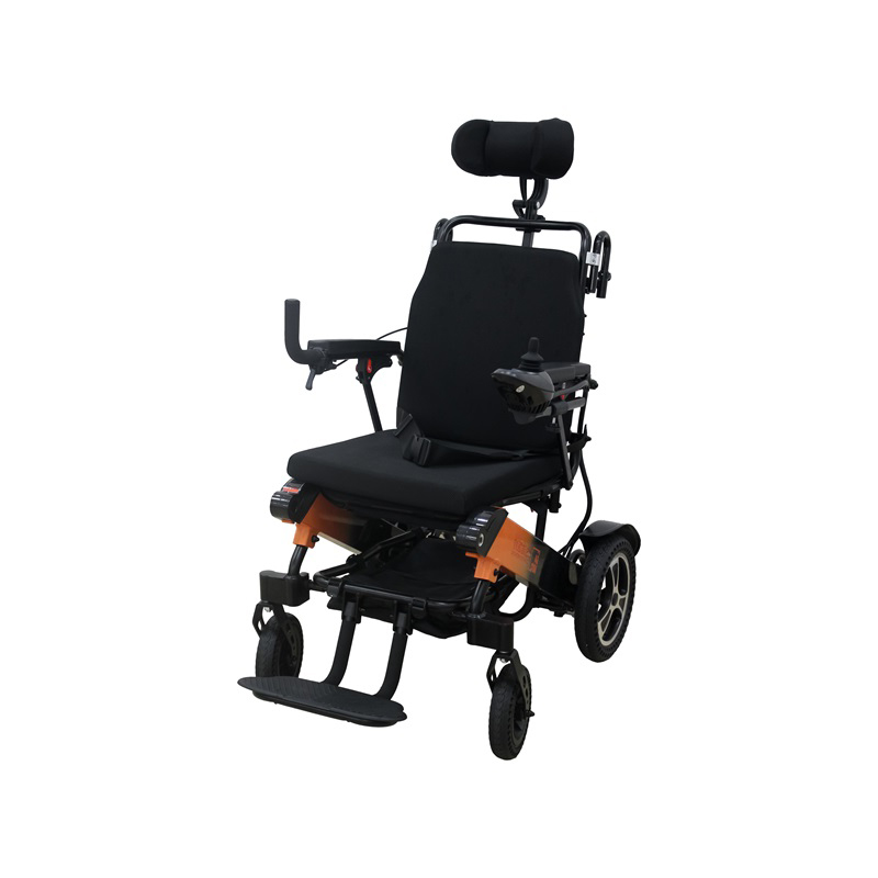Electric Wheelchair with Hydraulically Controlled Backrest Push Rod Electric Wheelchair with Hydraulically Controlled Backrest Push Rod