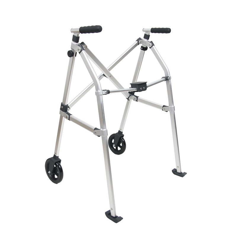Lightweight Folding Aluminum Walker with Wheel
