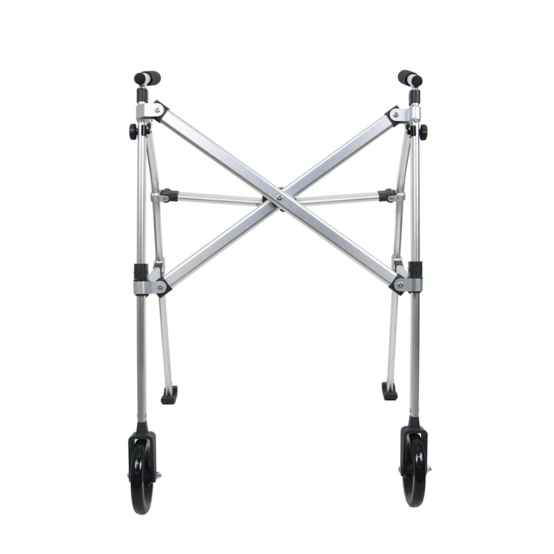 Lightweight Folding Aluminum Walker with Wheel