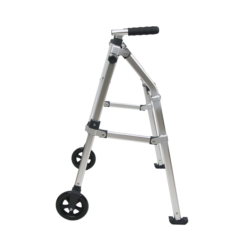 Lightweight Folding Aluminum Walker with Wheel