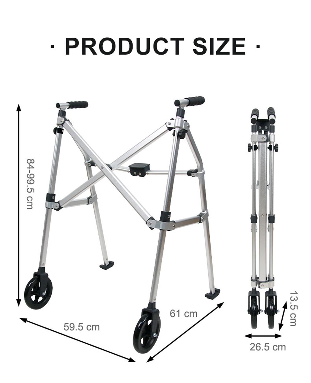 aluminum folding walker
