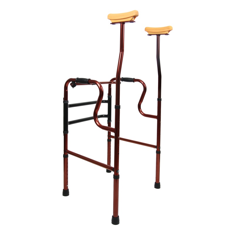 Lightweight Aluminium Walker for Adults with Underarm Support & Seat