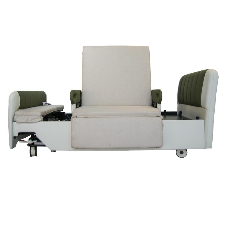 DH7K38I Rotating Nursing Bed – 90° Swivel, Electric Positioning & CPR-Ready