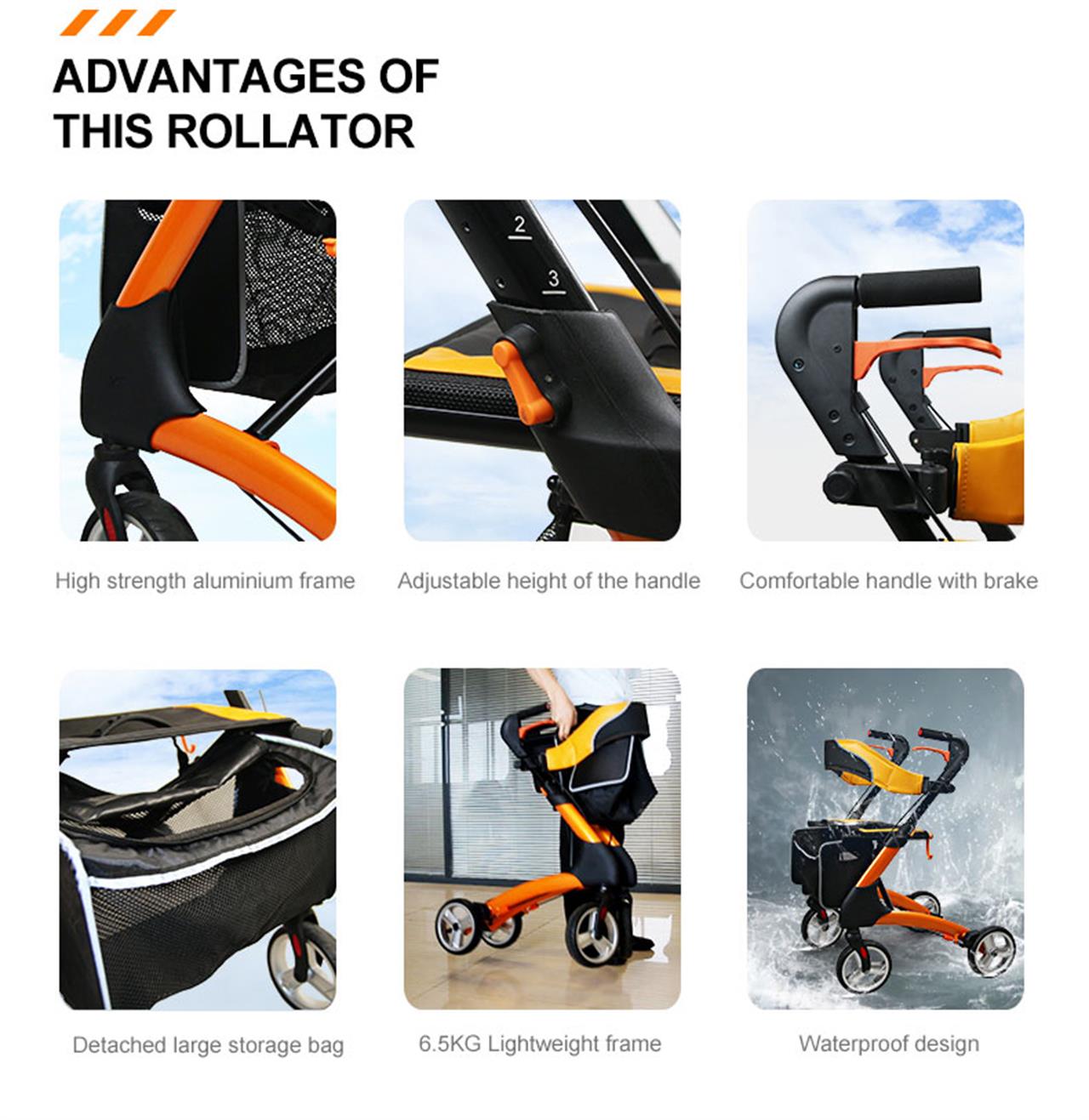 lightweight rollator