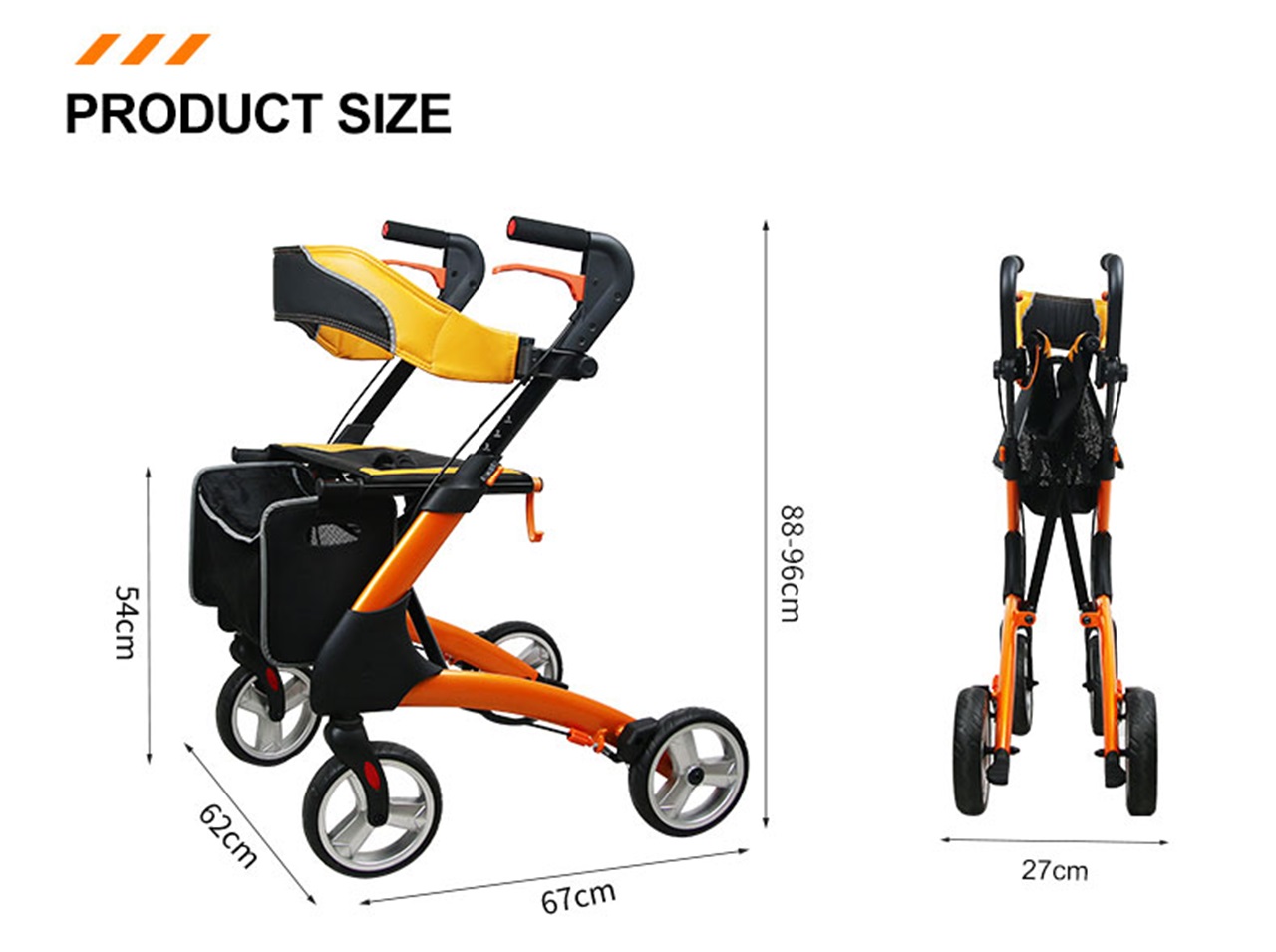 aluminum rollator