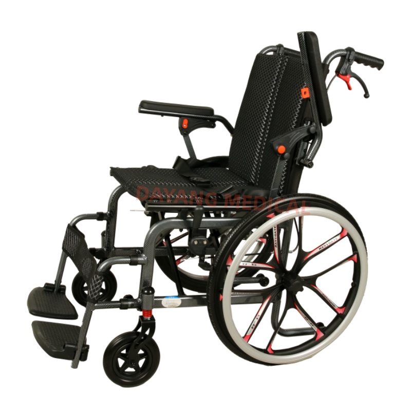 New Lightweight Folding Aluminum Alloy Manual Wheelchair