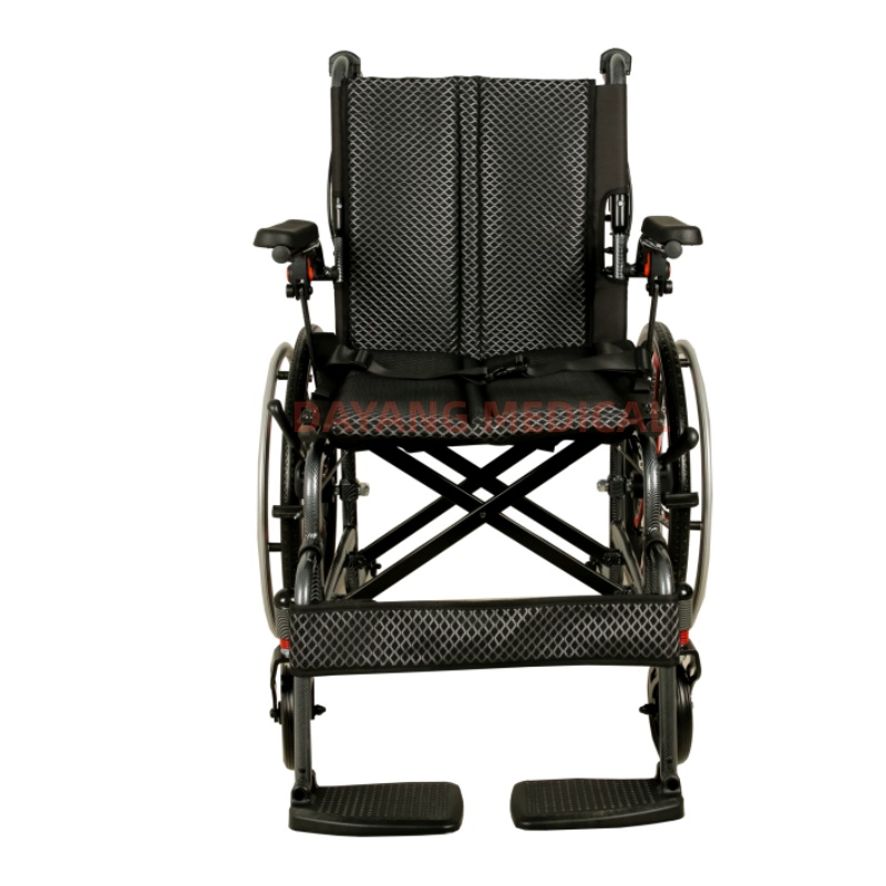 New Lightweight Folding Aluminum Alloy Manual Wheelchair