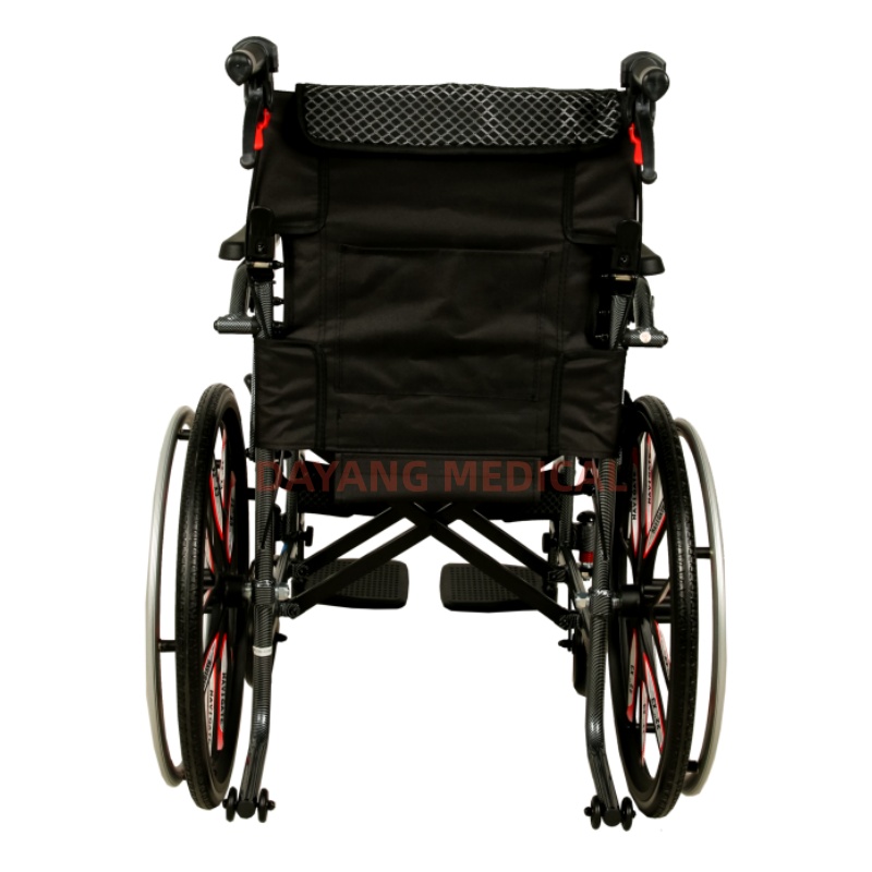 New Lightweight Folding Aluminum Alloy Manual Wheelchair