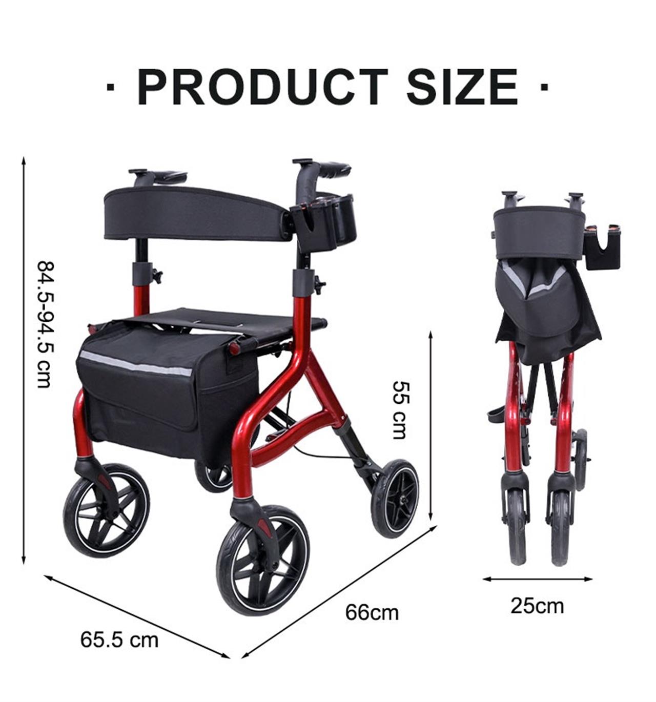 aluminum rollator