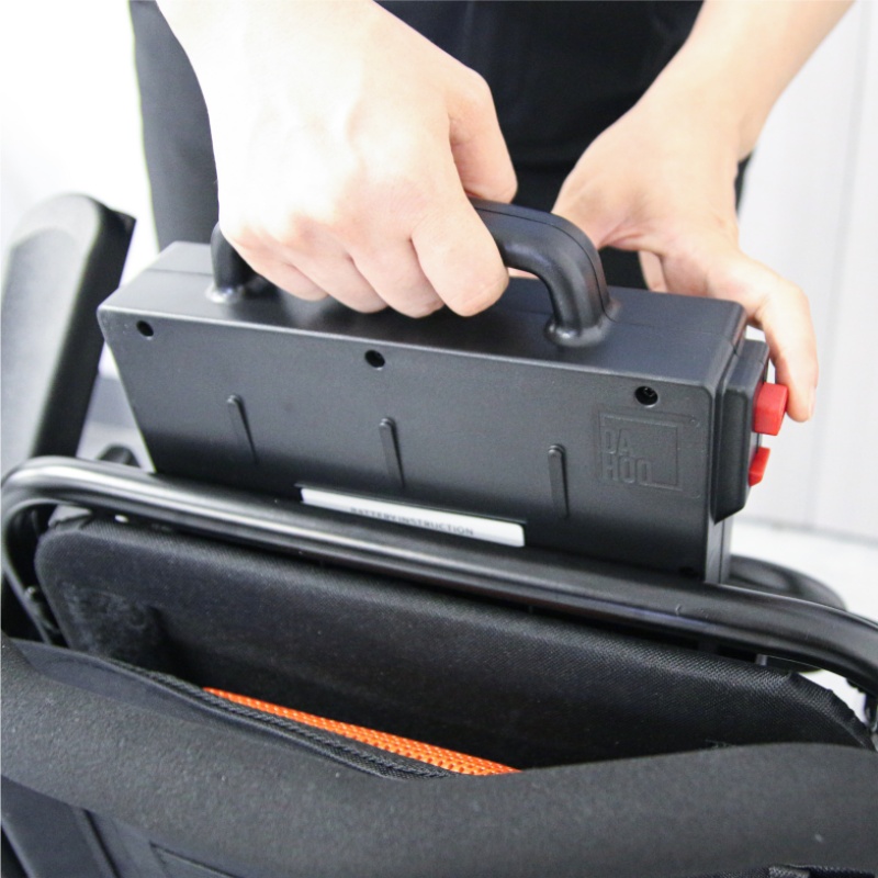 DH01125(7)L Foldable Aluminum Alloy Electric Wheelchair