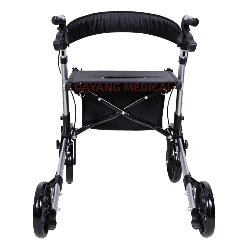 Aluminum Rollator-Adjustable, Foldable & Lightweight
