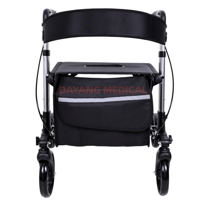 Aluminum Rollator-Adjustable, Foldable & Lightweight