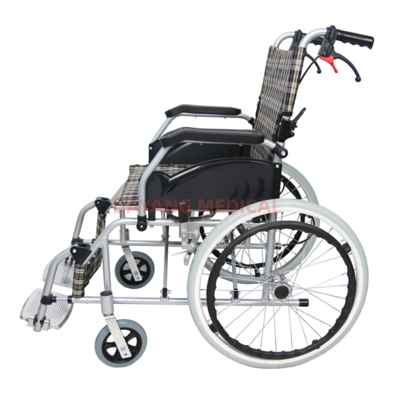 DY01863L(7)AJ-46 – Lightweight Aluminum Manual Wheelchair