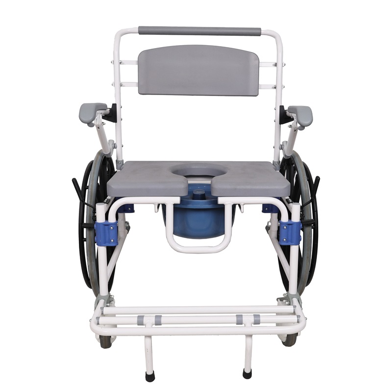 Heavy-Duty Aluminum Commode Chair with 180kg Load Capacity