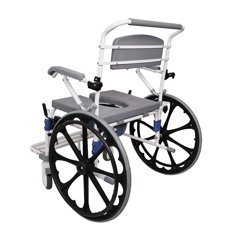 Heavy-Duty Aluminum Commode Chair with 180kg Load Capacity