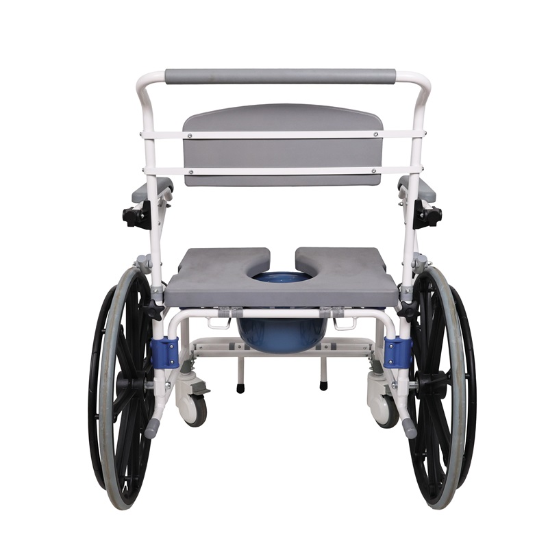 Heavy-Duty Aluminum Commode Chair with 180kg Load Capacity